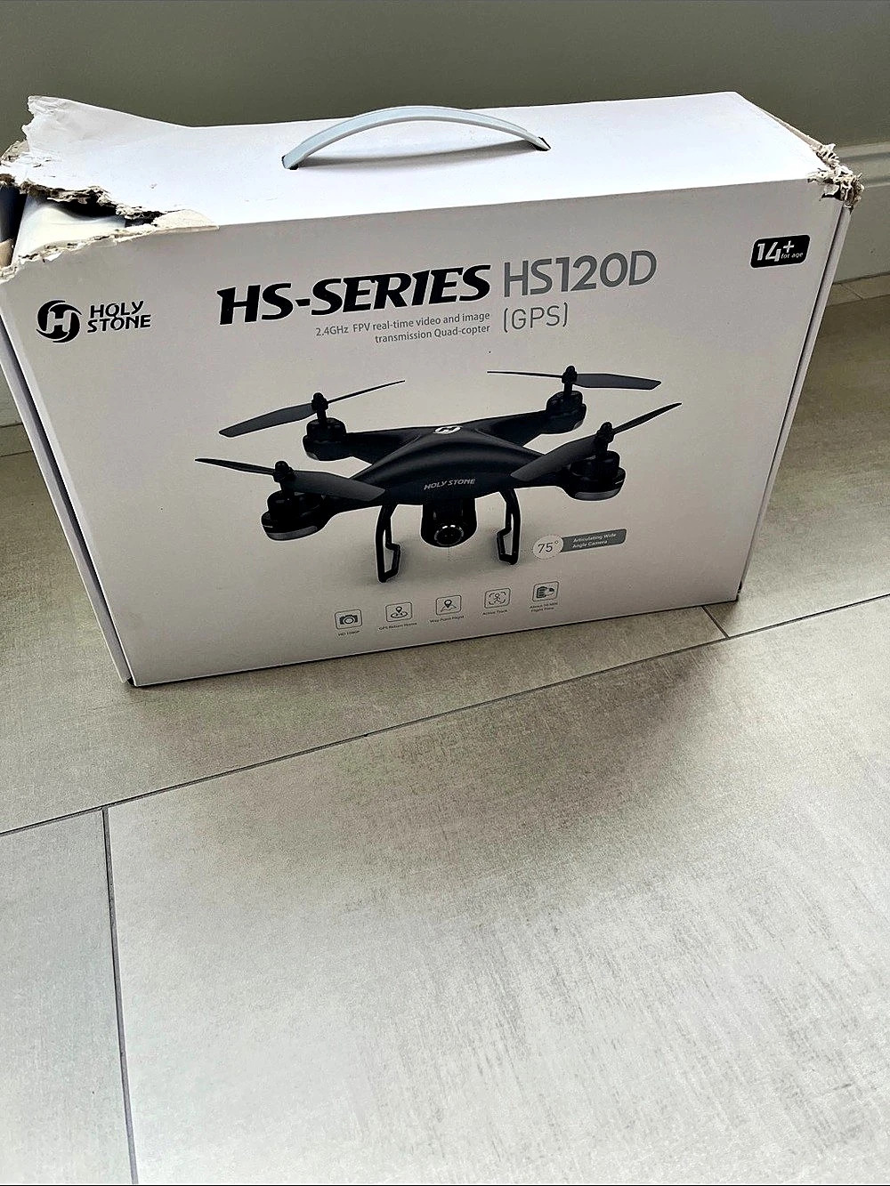 Holy Stone HS120D GPS Camera Drone Black